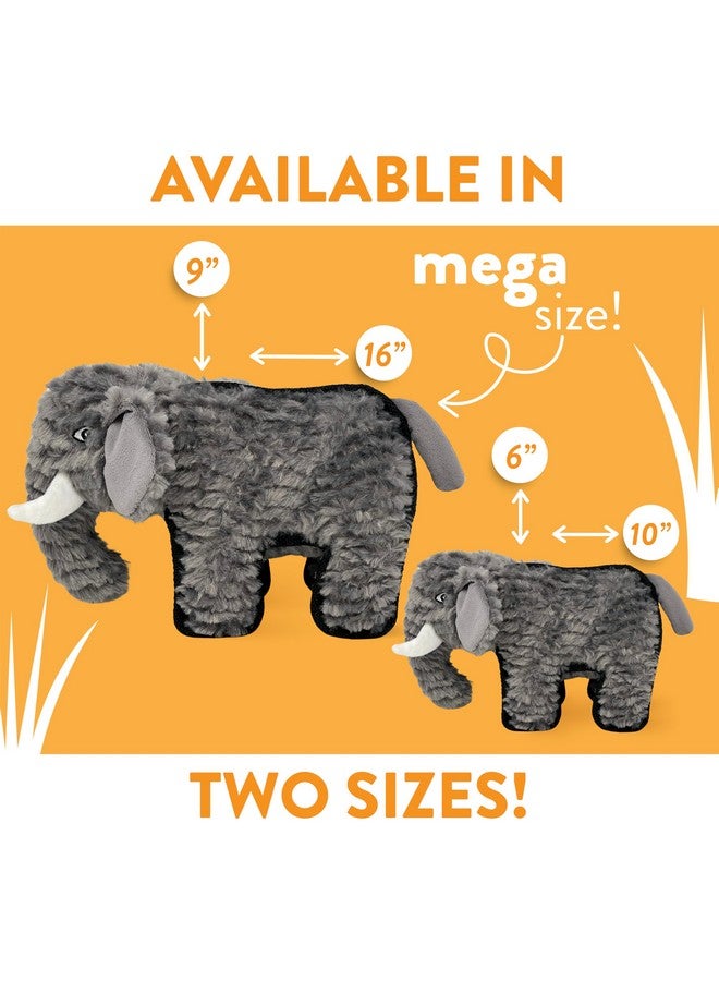 Spunky pup MEGA Tough Plush Toys for Aggressive Chewers - Durable, Triple-Layered Dog Chew Toys with Squeaker - Ideal for Large Dogs and Giant Breeds- Elephant - Image 4