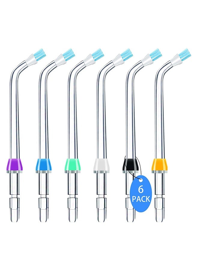 Peachjoy Replacement Tips for Waterpik Water Flosser, Plaque Seeker Replacement Tips Compatible with Waterpik Water Flossers, Plaque Remove Brisles Tips - Image 1