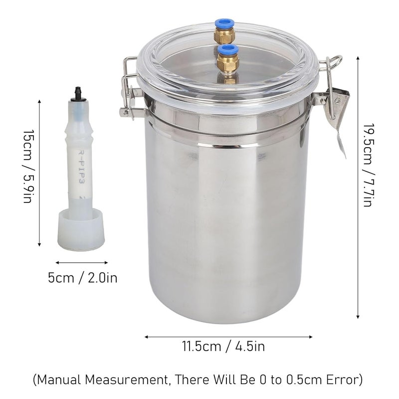 Manual Goat Milking Machine 2L Portable Cow Sheep Milk Farm Transparent Lid - Image 4