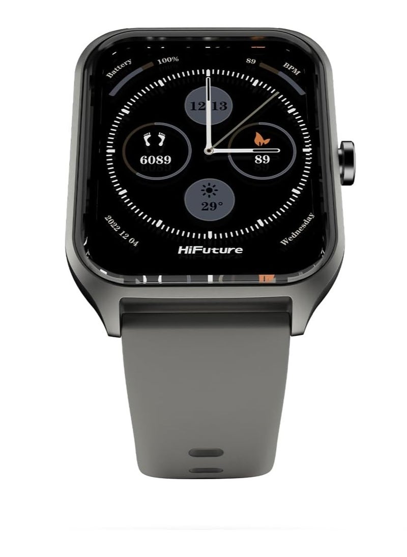 HiFuture FutureFit Ultra2 Pro Bluetooth Calling Smart Watch, Grey, One Size