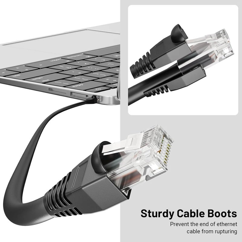 Yellow RJ45 Ethernet Cable Strain Relief Boots 300pcs Connector Plug Cover - Image 4