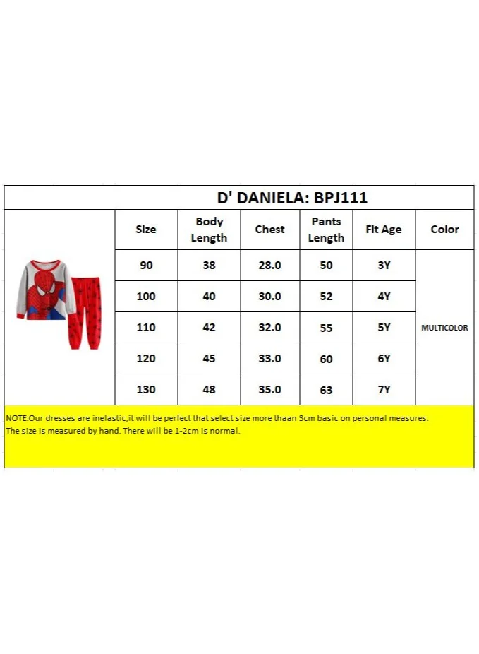 D'Daniela Daniel - Boys' Masked Marvel Pajamas Set - Long Sleeve