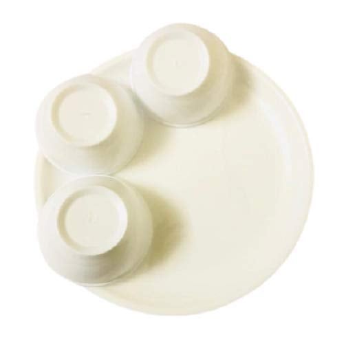 Everbuy Unbreakable Round Microwave Safe Full Dinner Plates (Set of 4 Plates & 4 Bowls) - Image 2