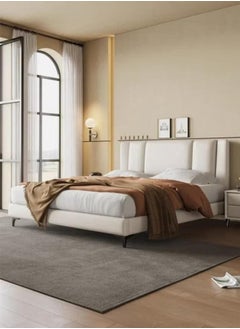 Wooden Twist Wooden Twist Italian Minimalism Modernize Leatherette Upholstery Bed for Luxury Bedroom (King Size)  - Image 1
