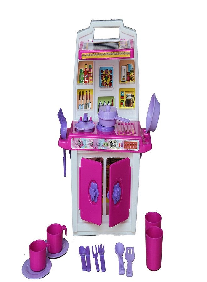 Toyzone Impex Pvt Ltd Toyzone Disney-Princess My Little Kitchen -44734 | Multicolor | Disney Princess kitchen set | Kitchen Set/Play Set for Girls | Role Play Set | Cooking Toy | Pretend Play Kitchen Accessories Set | Household Set - Image 5