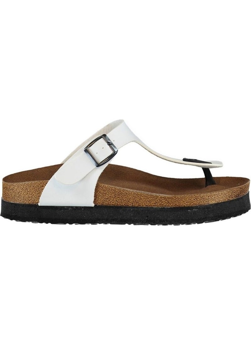 Fox Shoes White Women's Slippers B777731009  - Image 1