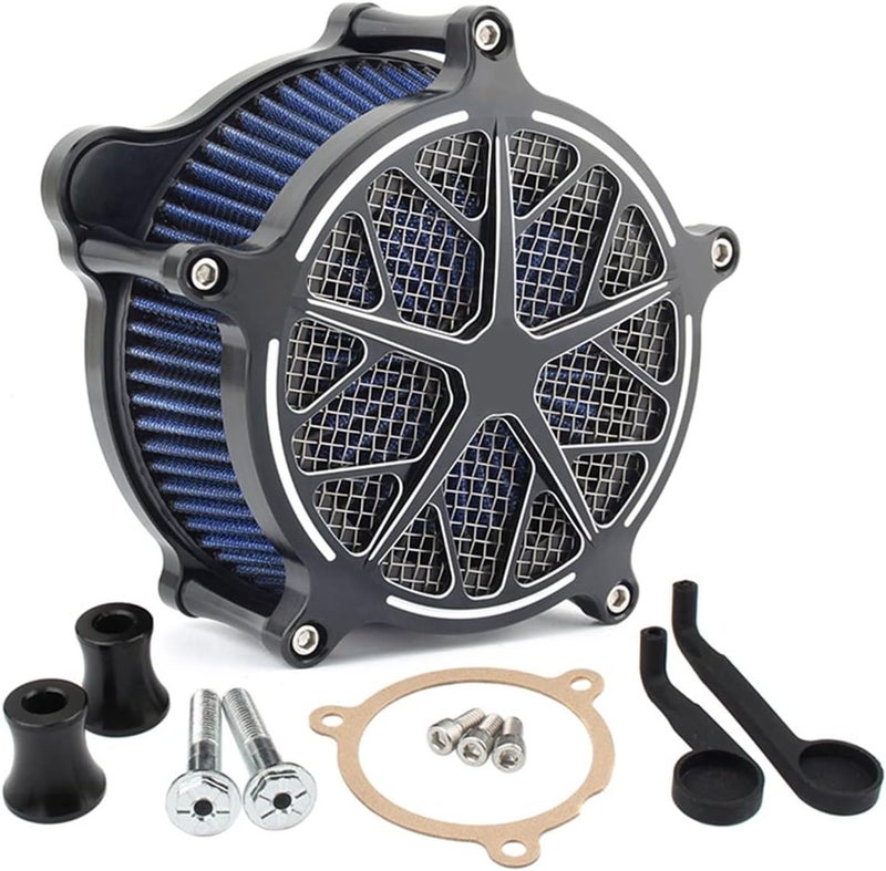 QASULER Motorcycle CNC Air Filter Cleaner - Image 1