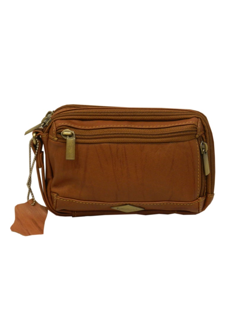 LAVERI LEATHER - Laveri Genuine Leather Designer Hand Pouch For Travel - Image 1