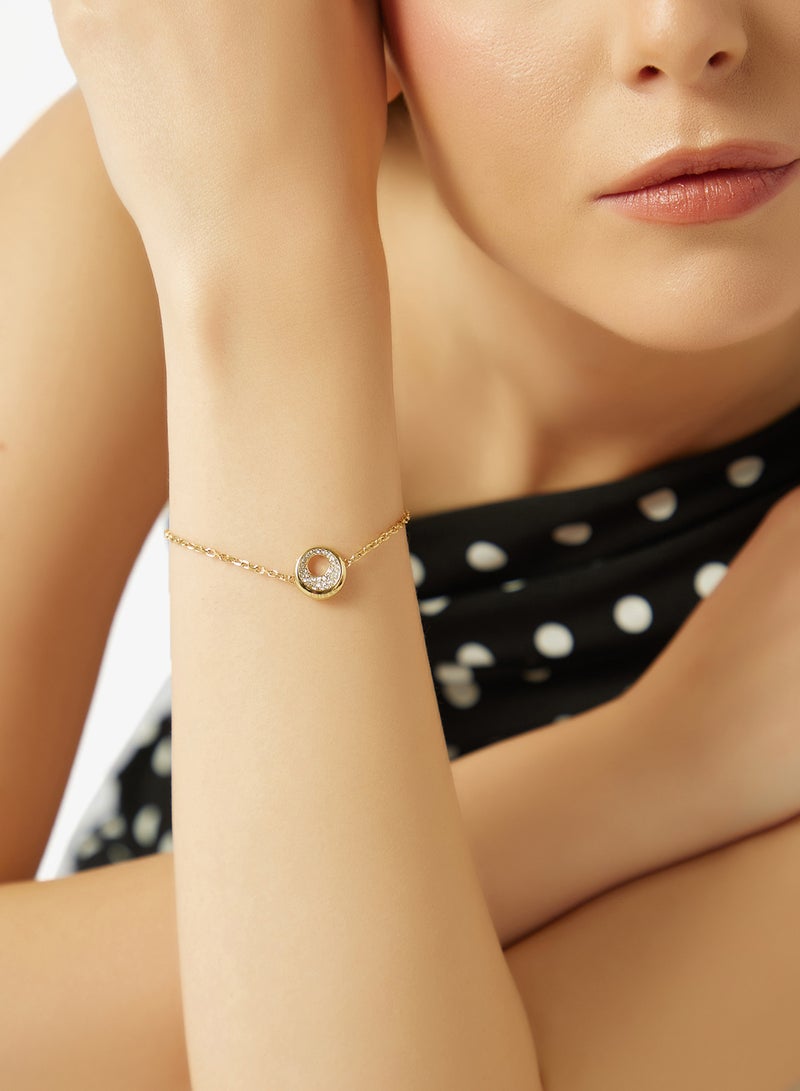 GUESS 12Mm Coin Pave Bracelet - Image 5