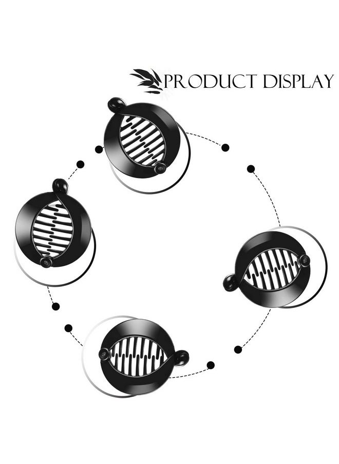 WILLBOND - WILLBOND 6 Pieces Banana Hair Clips Banana Hair Combs Fishtail Hair Clip Combs Resin Banana Fish Grips for Women Hair Accessories - Image 1