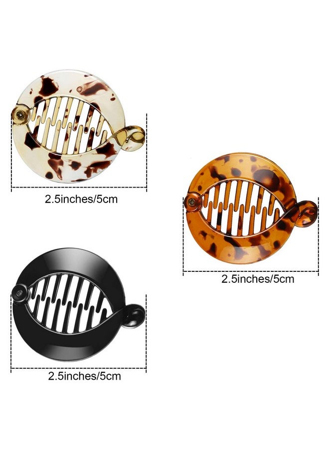WILLBOND - WILLBOND 6 Pieces Banana Hair Clips Banana Hair Combs Fishtail Hair Clip Combs Resin Banana Fish Grips for Women Hair Accessories - Image 1