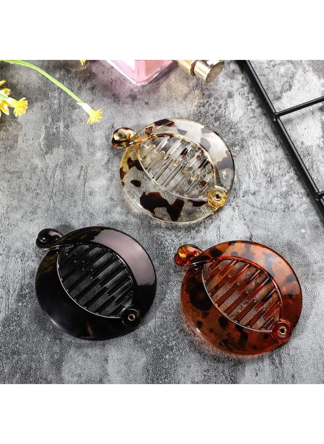 WILLBOND - WILLBOND 6 Pieces Banana Hair Clips Banana Hair Combs Fishtail Hair Clip Combs Resin Banana Fish Grips for Women Hair Accessories - Image 1