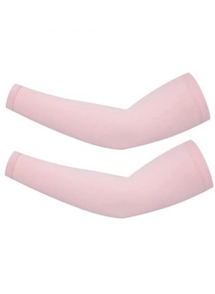 AIWANTO 1 Pair Sun Protection Arm Sleeves Cooling Arm Sleeves for Women Men Cooling Compression Arm Cover Shield for Basketball, Running, Cycling, Golf, Volleyball, Baseball, Football  - Image 1