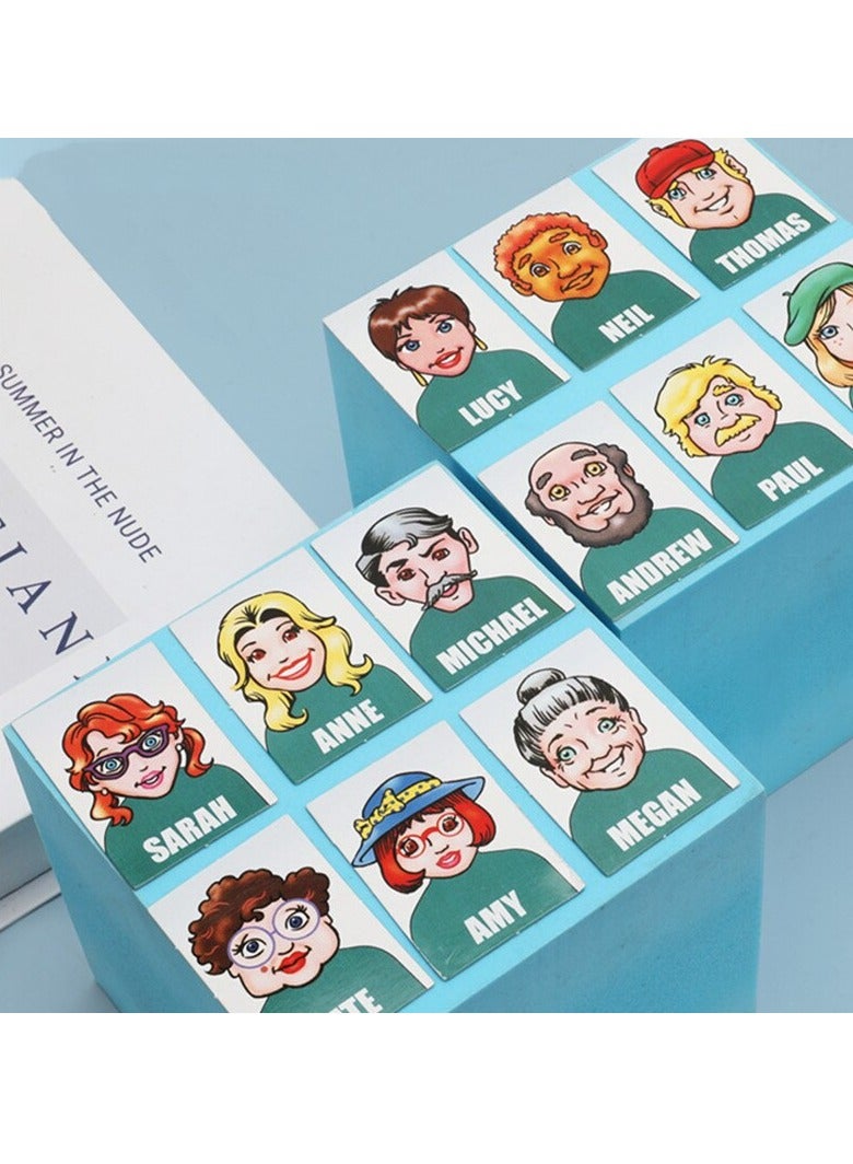 Captaintech Puzzle Fun Guess Who Is It Board Game Toys - Image 4