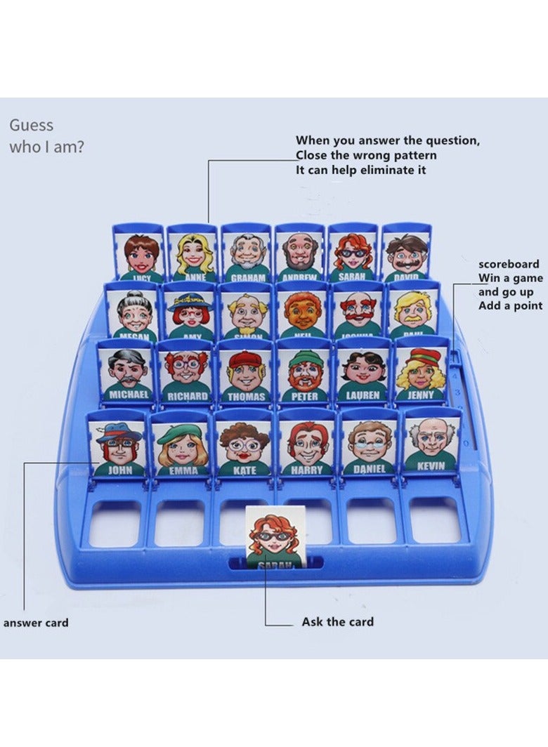 Captaintech Puzzle Fun Guess Who Is It Board Game Toys - Image 5