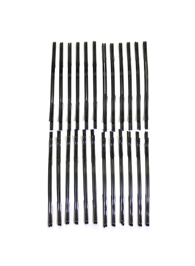 Kalaneet Metal Black 48pcs Bob/Bobby Pins (Size:8cm) - Image 1