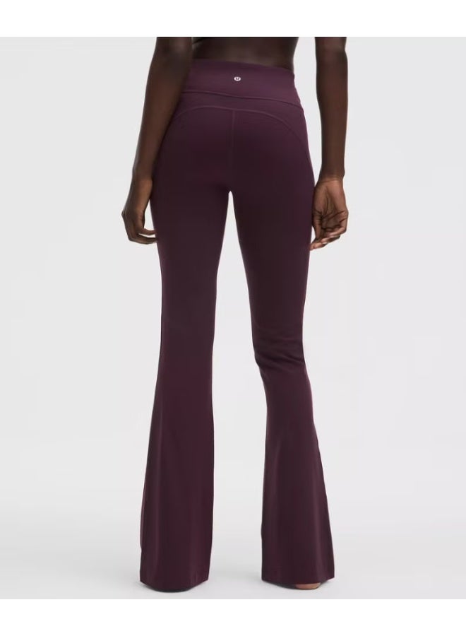 lululemon Groove Women's High-Waisted Flare Active Pants – Insulated Warm Fabric, Flattering Fit for Yoga, Workout & Casual Wear, Premium Comfort & Style - Image 1