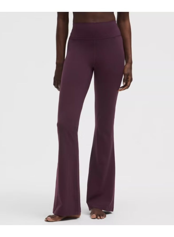 lululemon Groove Women's High-Waisted Flare Active Pants – Insulated Warm Fabric, Flattering Fit for Yoga, Workout & Casual Wear, Premium Comfort & Style - Image 2