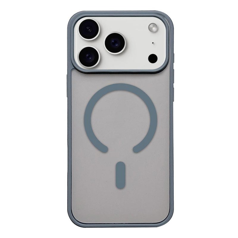 erorex For iPhone 17 Pro Max Frosted  Feel MagSafe Phone Case(Titanium Gray) - Image 1