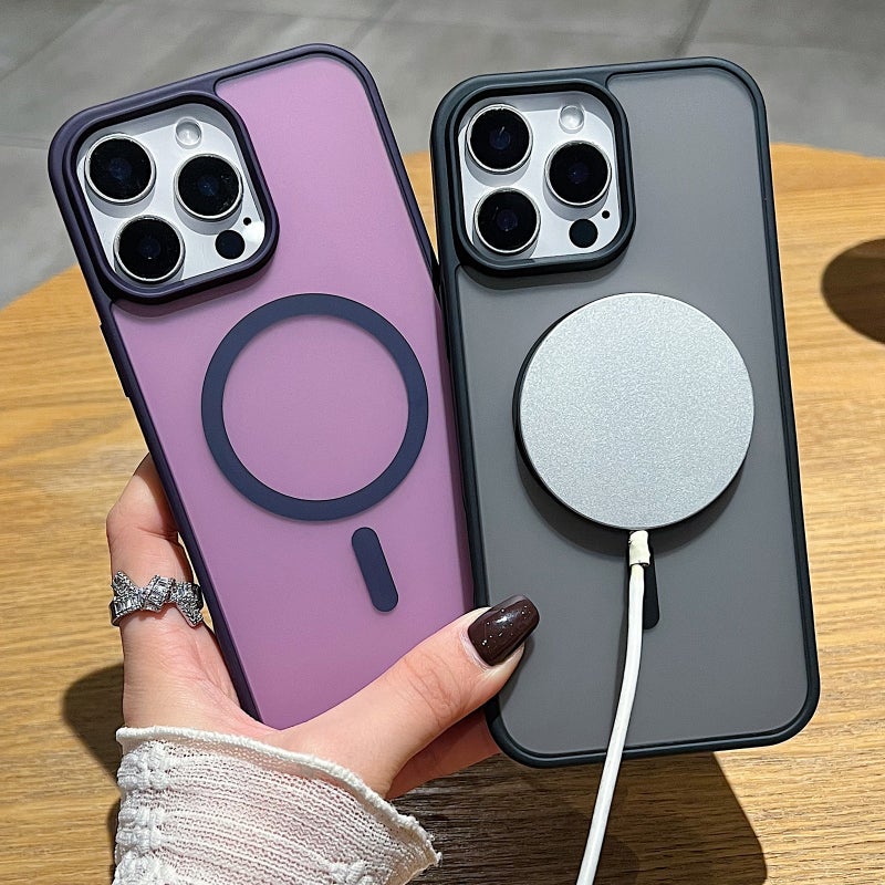 erorex For iPhone 17 Pro Max Frosted  Feel MagSafe Phone Case(Titanium Gray) - Image 5