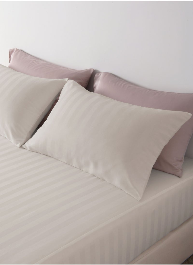 Queen Microfiber Sheet Set, Queen Size 3 Pieces, Hotel Stripes Design - pzsku/Z06C6D66ABB570A90349DZ/45/_/1709015755/67a8dc2f-ab27-46ec-a5ef-51b6dae3ae6a