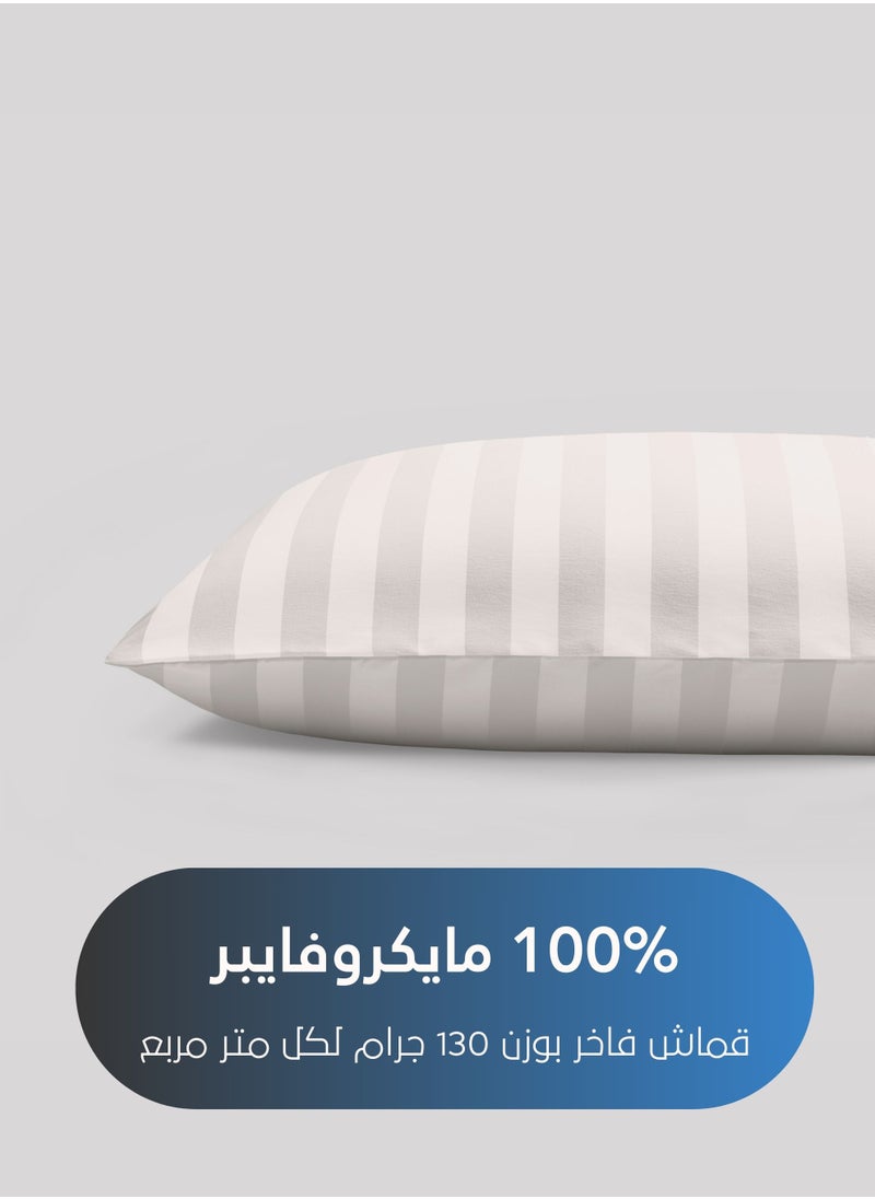 Queen Microfiber Sheet Set, Queen Size 3 Pieces, Hotel Stripes Design - pzsku/Z06C6D66ABB570A90349DZ/45/_/1709015756/56369b5b-de4a-4bbb-987d-d5ec94d43be7