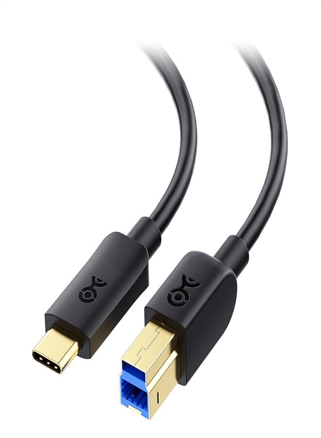 Cable Matters USB C to USB B 3.0 Cable - 3.3ft, USBB to USBC Cable with Type-B 3.0 Connector, Black - Image 1