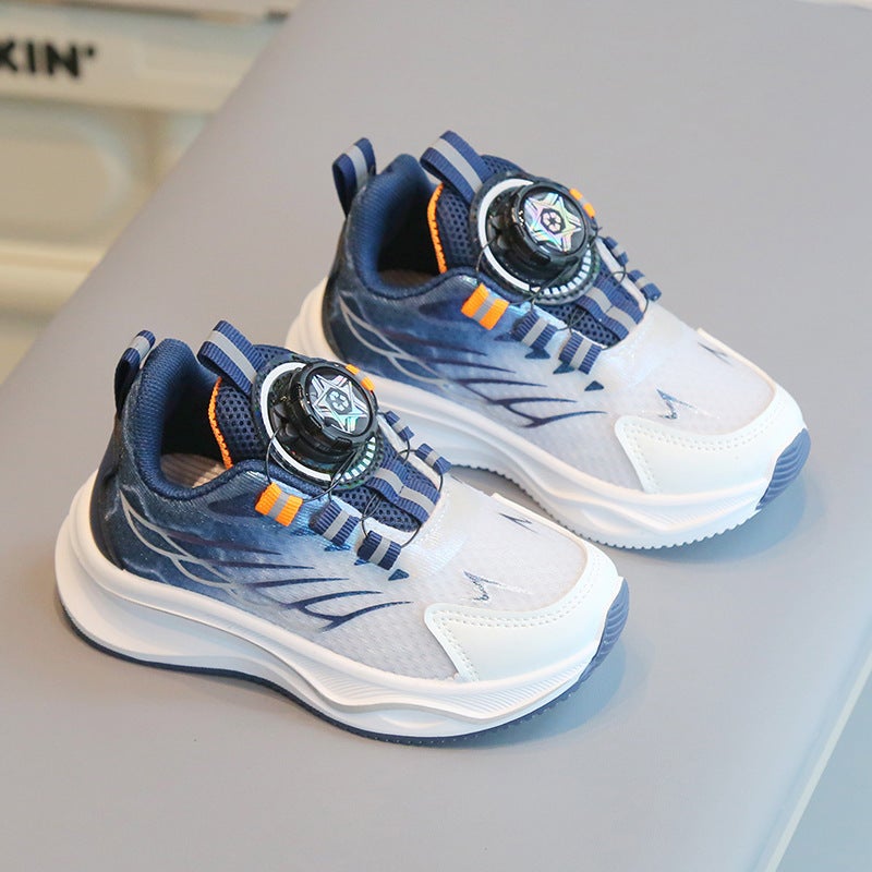 Mesh Sneakers Lightweight Flexible Sole Walking Shoes For Kids Indoor And Outdoor Activities - Image 4