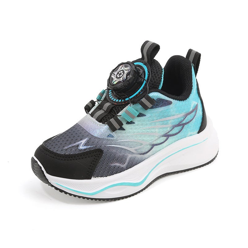 Mesh Sneakers Lightweight Flexible Sole Walking Shoes For Kids Indoor And Outdoor Activities - Image 1