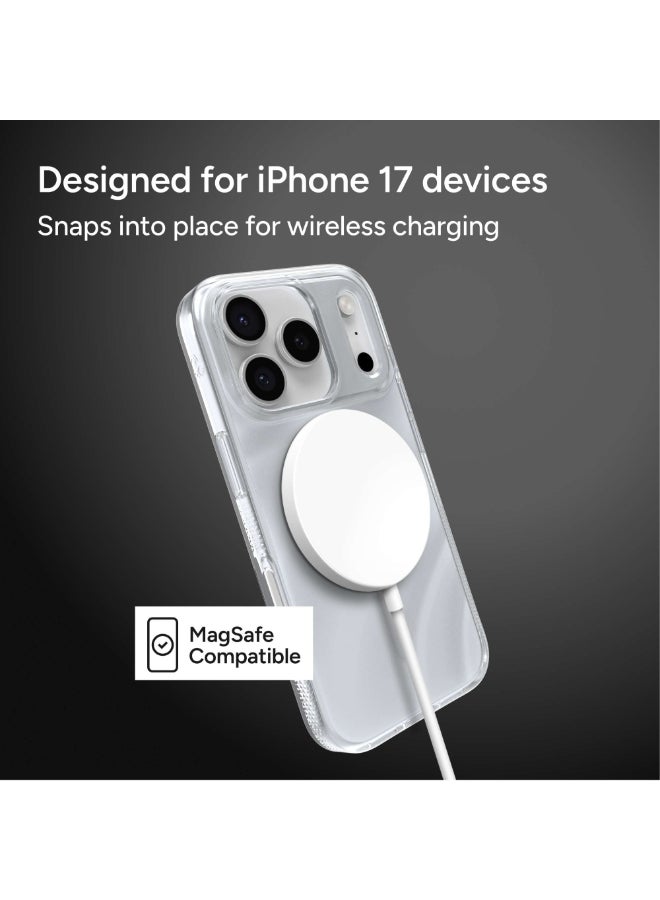 ZAGG iPhone 17 Pro Case – Milan Snap MagSafe Compatible Cover with Graphene Strength, 13 ft Drop Protection & Anti-Yellowing – Glitter Gold - Image 5