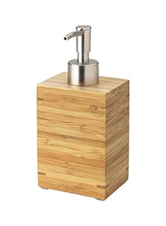 أيكيا موزع شامبو وصابون غسيل يدوي من خشب الخيزران الطبيعي