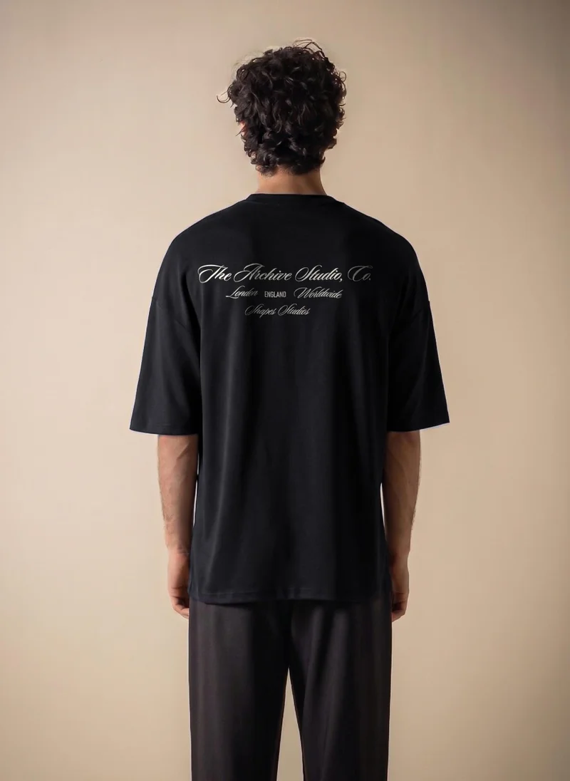 SHAPES AIRSOFT PRINTED T-SHIRT-BLACK