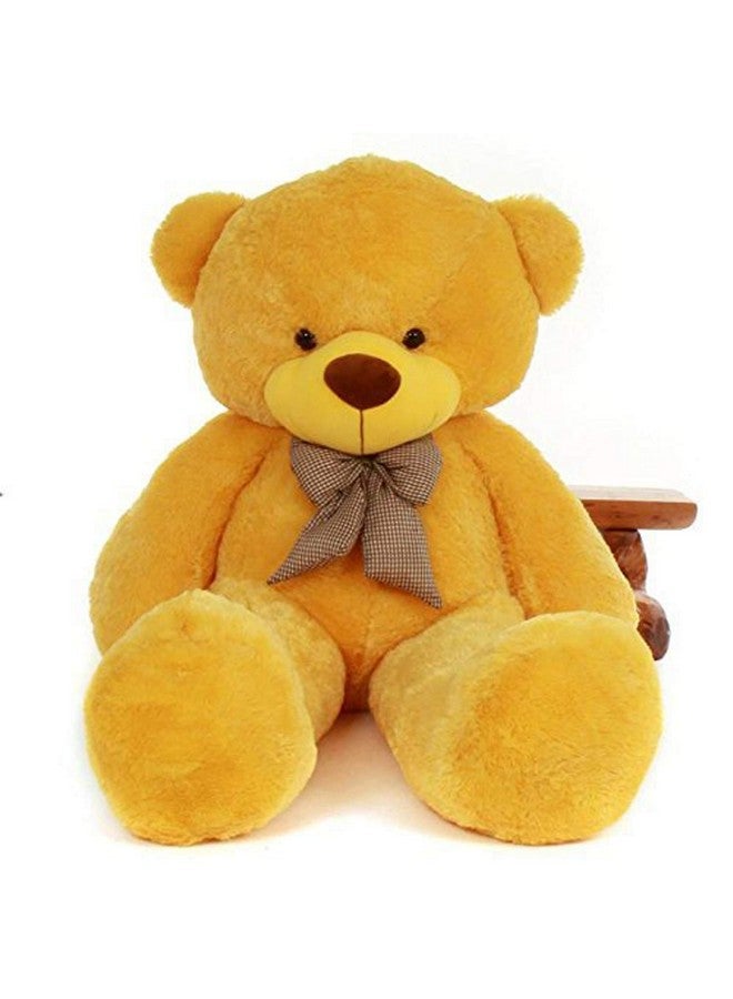 CLICK4DEAL Soft Toys Long Soft Lovable Huggable Cute Giant Life Size Toy Child Safe Best For Birthday Gift Valentine Gift For Girlfriend 4 Feet Yellow - Image 1