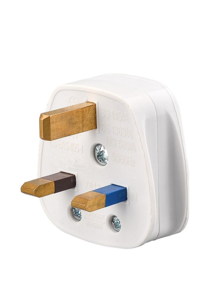 Emerald MG 13A 3 Flat Pin Top Plug with Indicator- Durable and Easy-to-Install Plug translate into arabic