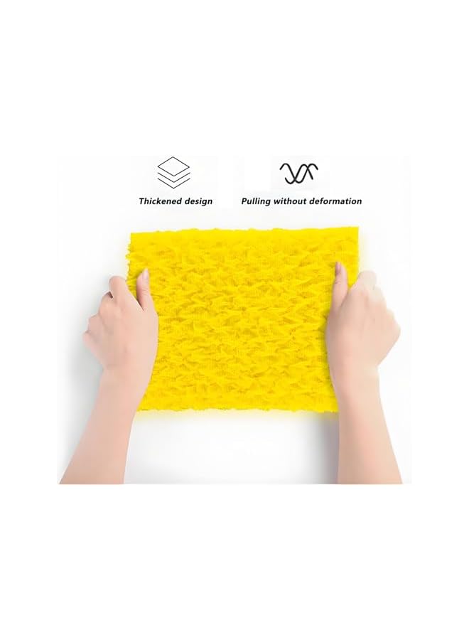 promass Microfiber Sponge Cloths, Absorbent Dish Sponge &Kitchen cleaning cloth, dish sponge, cleaning supplies, 8-Pack (2 Packs of 4 Cloths, Pink, Blue, Green, Yellow),3.9" x 5.9" - Image 3