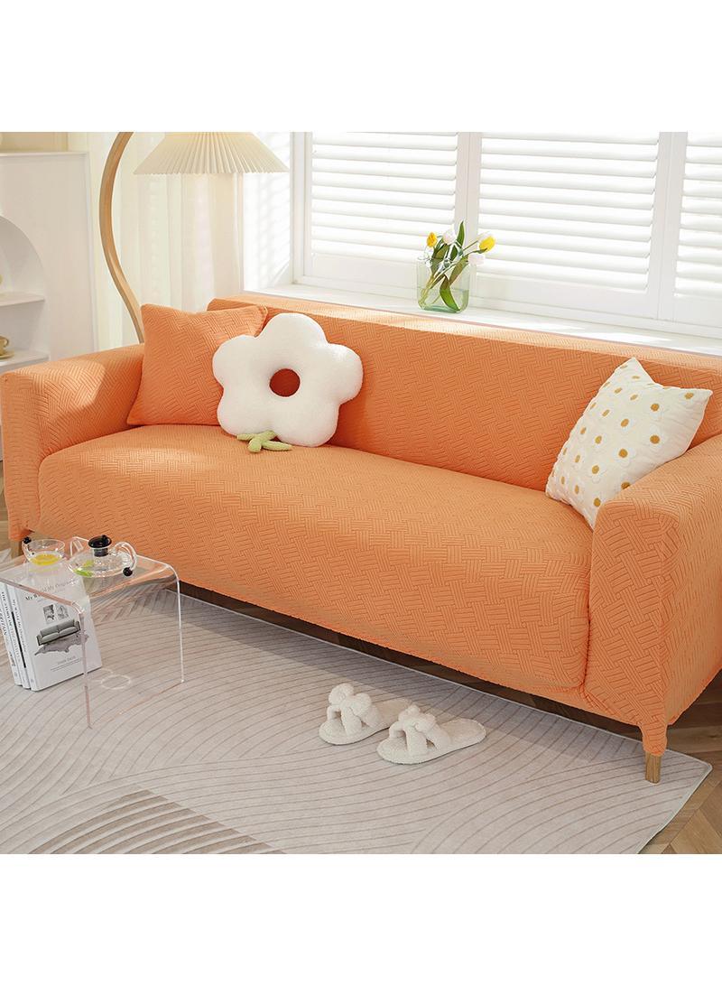 Y&D Stretch Chair Sofa Slipcover Non Slip Soft Couch Sofa Cover, Washable Furniture Protector with Non Slip Foam and Elastic Bottom for Kids, Pets Single seat - Image 1
