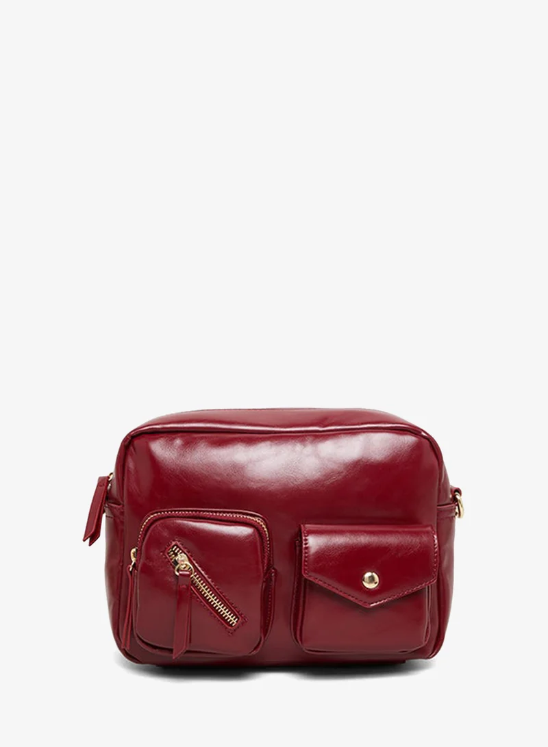 R&B Solid Crossbody Bag
