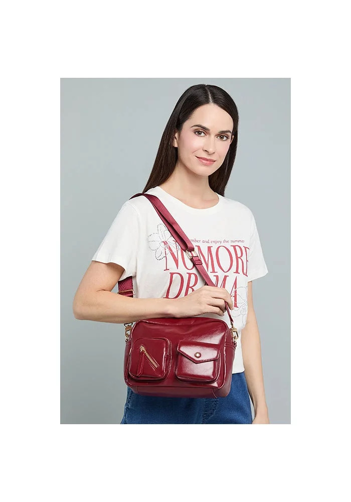 R&b Solid Crossbody Bag