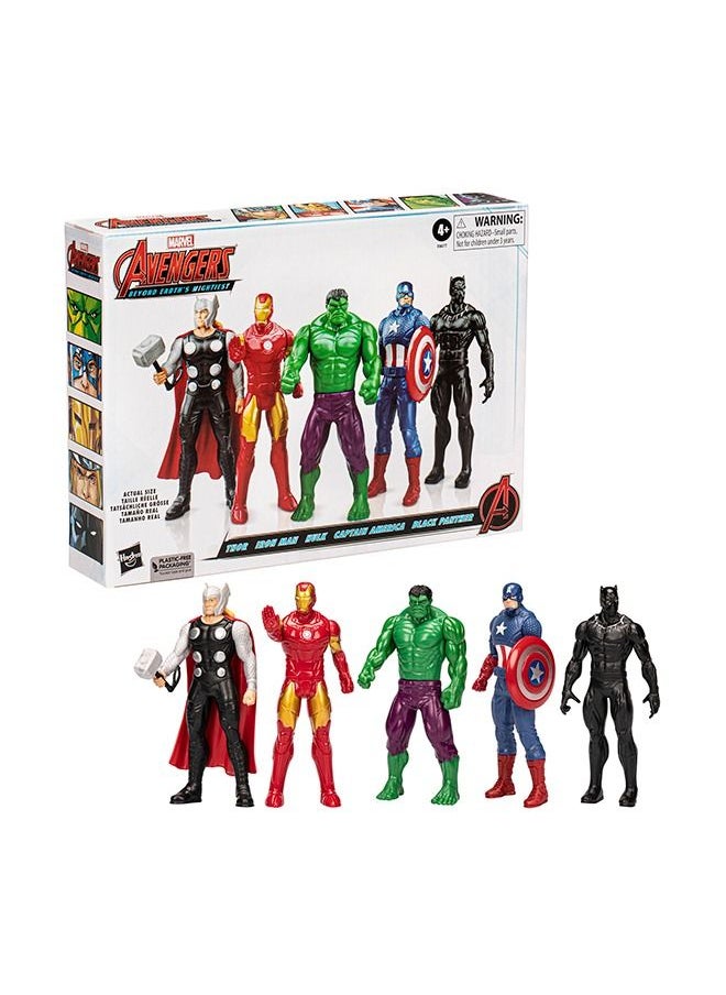 MARVEL Marvel Beyond Earth's Mightiest Multipack, Set of 6 Inch Action Figures and Accessories, Marvel Toys for Kids Ages 4 and Up  - Image 1
