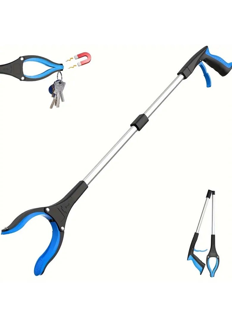 Generic Grabber Reacher Tool - 2 Pack - Newest Version Long 32 Inch Foldable Pick Up Stick - Strong Grip Magnetic Tip Lightweight Trash Picker Claw Reacher Grabber Tool Elderly Reaching  - Image 5