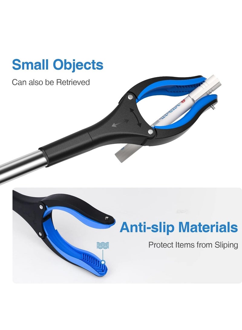 Generic Grabber Reacher Tool - 2 Pack - Newest Version Long 32 Inch Foldable Pick Up Stick - Strong Grip Magnetic Tip Lightweight Trash Picker Claw Reacher Grabber Tool Elderly Reaching  - Image 3