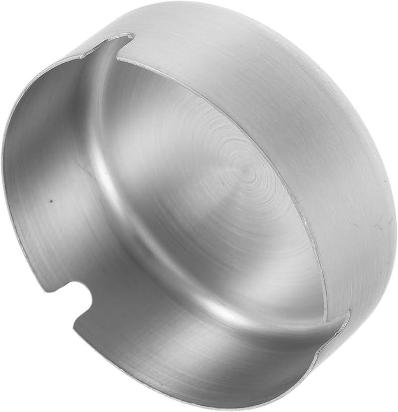 منفضة سجائر من الفولاذ المقاوم للصدأ مع غطاء متينة للاستخدام الداخلي والخارجي محمولة للمنزل والمكتب والحديقة - Image 1