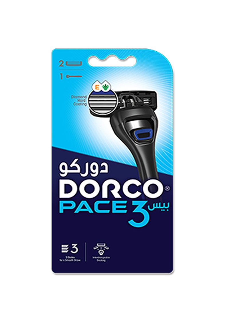 DORCO شفرات حلاقة بايس 3 للرجال - Image 1