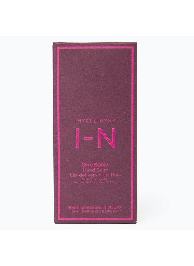 Intelligent Nutrients - Onebody Hand Balm & Lip Delivery Nutrition Holiday Set Help Soothe Dry Hands Cuticles & Lips (2Piece Set) - Image 1