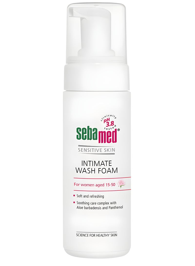 Sebamed SENSITIVE SKIN INTIMATE WASH FOAM For women aged 15-50 150 ml - Image 1