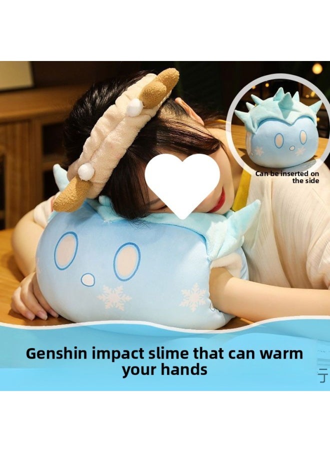 Generic - Second-dimensional Original God Game Surrounding Animation Slime Plush Toy Sleeping Doll Pillow Cushion For Boys And Girls-Specification:Eye Of God: Rock-Color:Pillow: 35cm [flagship Store Quality] - Image 1