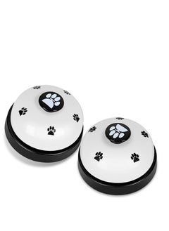 SYOSI Pet Training Bells, 2 Pack Dogs Bell for Door Potty Training and to Ring to Go Outside Communication Device Dog AgilityTraining Equipment Interactive Toys (White)  - Image 1