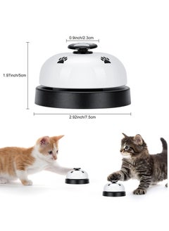 SYOSI Pet Training Bells, 2 Pack Dogs Bell for Door Potty Training and to Ring to Go Outside Communication Device Dog AgilityTraining Equipment Interactive Toys (White)  - Image 2