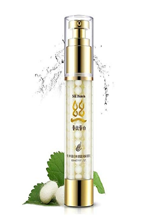 BIOAQUA Silk Protein Face Lotion Deep Hydrating Oil-control Moisturizing Anti Wrinkle Face Essence Lotion 60ml - Image 2