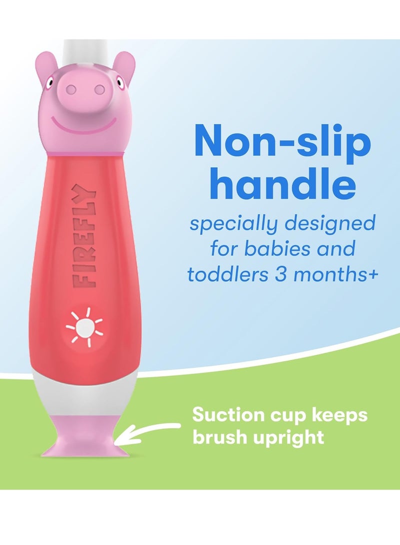 Firefly First Firefly Peppa Pig Light Up Timer Toothbrush with Extra Soft Bristles, 1 Count - Image 4